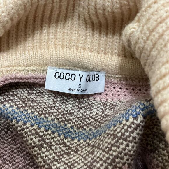 COCO Y CLUB Cowl Neck Sweater - Picture 4 of 6